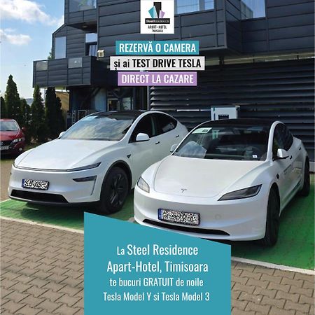 Apartments Steel Residence- Tesla Drive Experience 티미쇼아라 외부 사진
